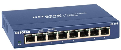 Netgear ProSafe GS108GE, 8-port, Gigabit