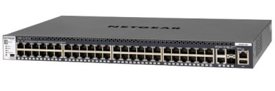 Netgear ProSafe M4300-52G, 48-port Gigabit + 2x10Gbe + 2xSFP 10Gbe, rackmonterad