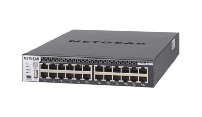 Netgear ProSafe M4300-24X, 24-port 10Gbe + 4xSFP 10Gbe, rackmonterad