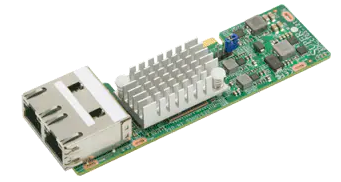 Supermicro AOC-CTGS-I2T-O, Intel X550, PCI Express 2.1 x8, 2x10GbE RJ45 MicroLP