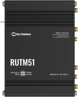 Trådlös 5G-router Teltonika RUTM51, WiFi 5, Dual SIM, WAN, 4xGbE switch#1