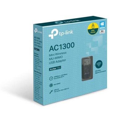 Nätverkskort TP-Link ARCHER T3U Wireless AC1300 Dual Band, WiFi 5, USB#2