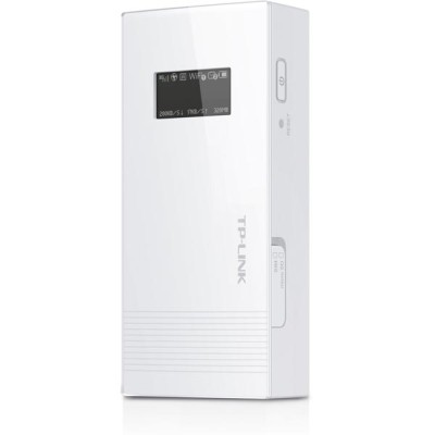 Trådlös 3G-router med inbyggt modem TP-Link M5360, slot för SIM-kort, laddningsbart batteri + powerbank 5200mAh