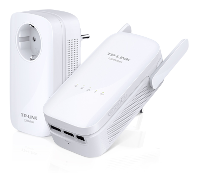 TP-Link TL-WPA8630 KIT, AV1200 Gigabit Powerline ac Wi-Fi Kit, AC1750