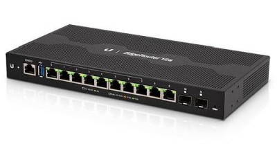 Ubiquiti EdgeRouter 12P, 10-port Gigabit med 2xSFP, PoE passthrough