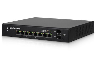 Ubiquiti EdgeSwitch 8 PoE, 8-port Gigabit PoE+, 2xSFP, 150W#1