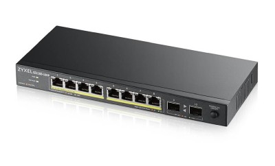 ZyXEL GS1100-10HPv2, 8-port Gigabit PoE+ 130W, 2xSFP, fläktlös#1