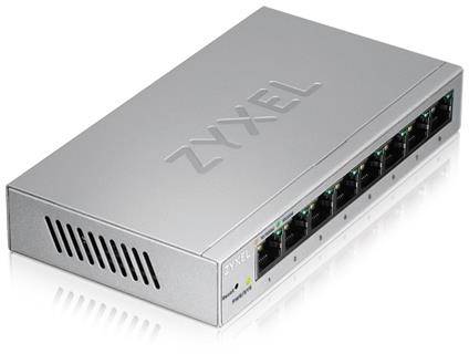 ZyXEL GS1200-8, 8-Port Gigabit, VLAN, Web Managed