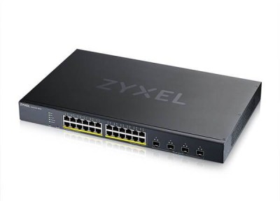 ZyXEL XGS1935-28HP, 24-port GigaLAN PoE 375W + 4x10GbE SFP+, L3 Smart Managed Switch, NebulaFlex