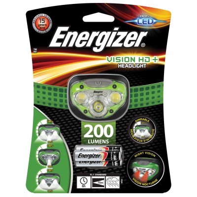 Pannlampa Energizer Vision HD+, 200 Lumen