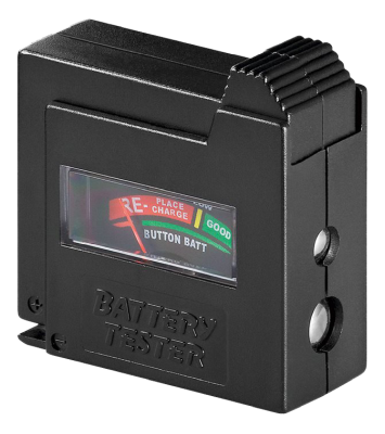 Batteritestare för AA/AAA/C/D/9V