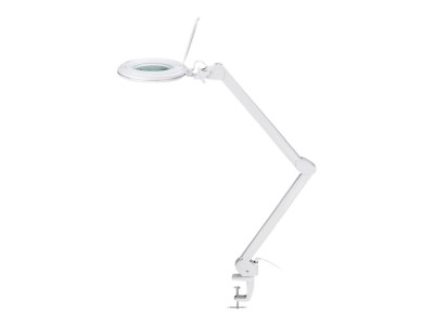 Förstoringslampa Goobay till skrivbord, LED 9W, vit 3500-6500K