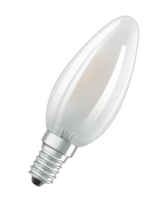 LED-lampa Osram E14, 230 V - 3,4W (motsv. 40W), 470lm, dimbar