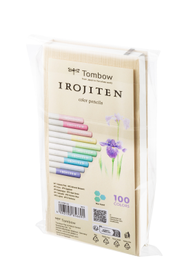 Ritpennor Tombow Irojiten vol 7 Very pale tone, 10 färger