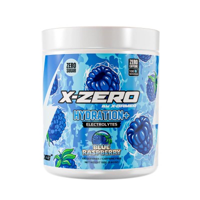 Energidryckspulver X-Zero 160 gram Blue Raspberry - Hydration+