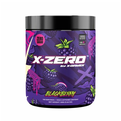 Energidryckspulver X-Zero 160 gram Blackberry