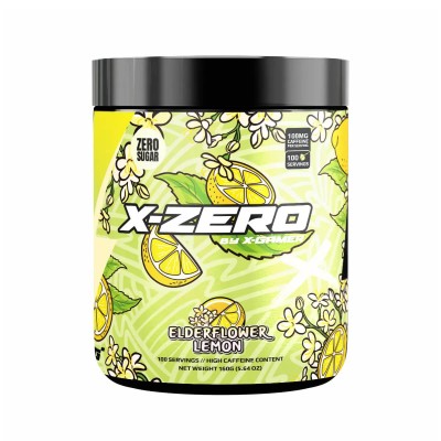 Energidryckspulver X-Zero 160 gram Elderflower Lemon