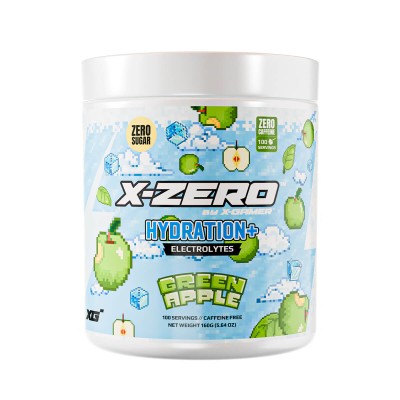 Energidryckspulver X-Zero 160 gram Green Apple - Hydration+