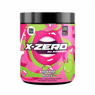 Energidryckspulver X-Zero 160 gram Rhubarb Apple