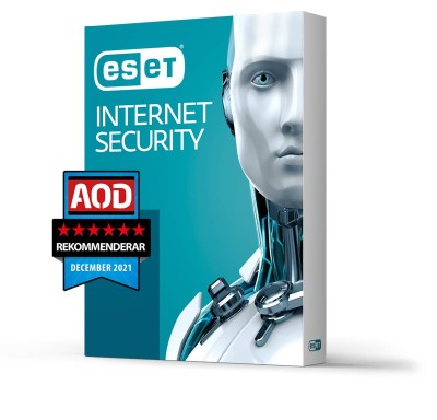 Eset Internet Security, svensk, för 1 dator, 1 år, förnyelse, E-licens