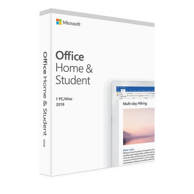 Microsoft Office 2019 Hem och Student, svensk, för 1 dator, PC/Mac, Medialess