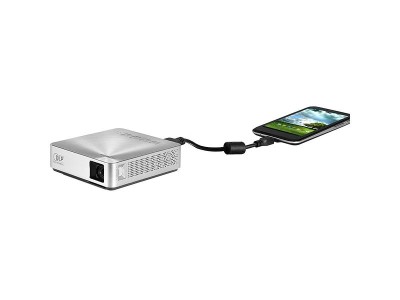 ASUS S1, LED DLP, WVGA 854x480, 200 ANSI Lumen, 1000:1, HDMI/MHL/MicroUSB, 28dB, högtalare, batteridrift 3 tim, ENDAST 0,34 kg#5