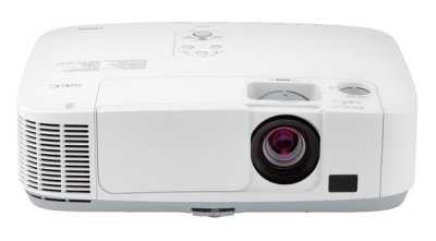 NEC P451W, 4500 ANSI lumen, 1280x800, 4000:1, 30dB, 2xHDMI, installationsprojektor