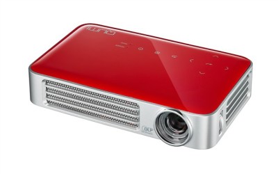 Vivitek Qumi Q6 Pocket Projector Red, LED WXGA 1280x800, 800 ANSI Lumen, 30000:1, 2HDMI/MHL, 30dB, högtalare, WiFi/Miracast, ENDAST 0,48 kg