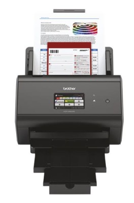 Brother ADS-2800W Arkmatad scanner, 30 sid/min, duplex, 600x600 dpi, pekskärm, USB/LAN/WiFi