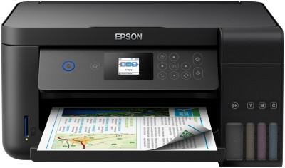 Epson EcoTank ET-2751, skrivare + scanner + kopiator, 10,5/5 ppm ISO, 1200x2400 dpi scanner, duplex, AirPrint, USB/WiFi