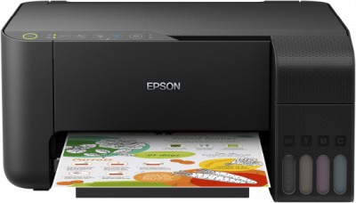 Epson EcoTank ET-2715, skrivare + scanner + kopiator, 10/5 ppm ISO, 1200x2400 dpi scanner, USB/WiFi
