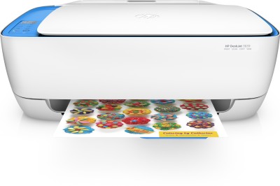 HP Deskjet 3639, skrivare + scanner + kopiator, 8,5/6 ppm ISO, 1200 dpi scanner, AirPrint, USB/WiFi