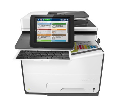 HP PageWide Enterprise Flow MFP 586z, skrivare + scanner + kopiator + fax, 50/50 ppm ISO, 600x600 dpi scanner, duplex, AirPrint, USB/LAN