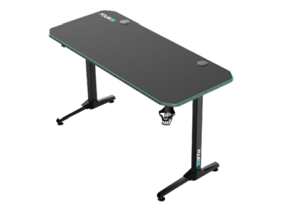 Fourze Overskies Gaming Desk - Svart/Grå#1