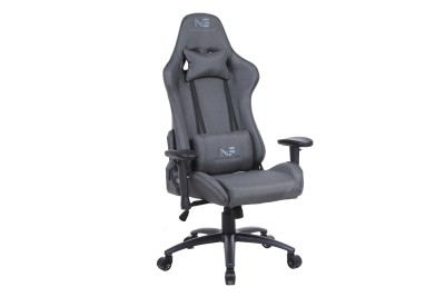 Nordic Gaming Racer Chair Fabric - Mörkgrå#1