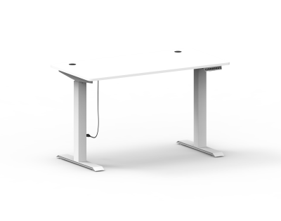 Nordic Office FlexiDesk Home, höj- och sänkbart bord 120x60cm - Vit#2