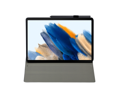 Fodral 4Smarts DailyBiz Flip-Case Grå med magnetisk stängning, passar Samsung Galaxy Tab A8 10.5"#1