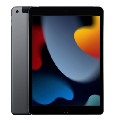 Apple iPad (2021) 10,2 tum Wi-Fi + Cellular 64 GB - Rymdgrå#1