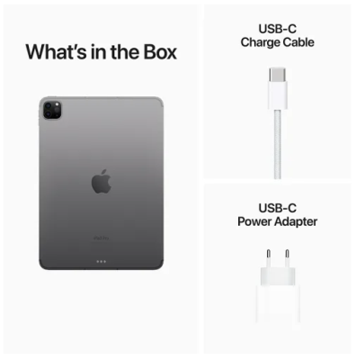 Apple iPad Pro 11-tum (2022) Wi-Fi + Cellular 128 GB - Rymdgrå#2