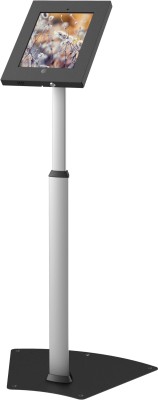 Golvstativ EPZI för iPad iPad 2/3/4/Air/Air2, ställbar höjd, två nycklar, låsbar - Silver