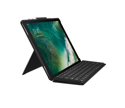Logitech Slim Combo, smart connector, iPad Pro 10.5", bakbelyst & löstagbart tangentbord, pennhållare, Bluetooth, nordiskt#2