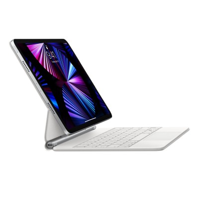 Apple Magic Keyboard till iPad Pro 11 tum (1/2/3/4:e gen) och iPad Air (4/5:e/M2 gen), svenskt - Vit#3