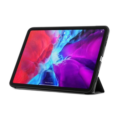Pipetto iPad Pro 12,9-tum (2020) TPU Origami-fodral - Svart#5
