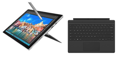 Microsoft Surface Pro 4 i5, 8 GB, 256 GB SSD, Win10 Pro inkl. Type Cover svart, DEMOEX, 6 mån garanti