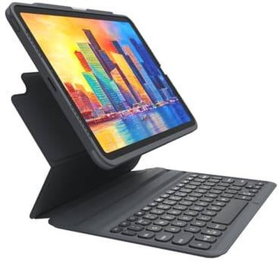 Zagg Pro Keys till iPad Air 10,9 tum (4:e gen/5:e gen), Bluetooth, nordiskt - Svart
