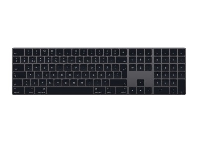 Apple Magic Keyboard, med numerisk del, svenskt - Rymdgrå#1