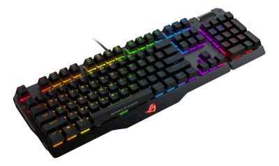 Asus ROG Claymore, Cherry MX Red, Aura RGB bakgrundsbelysning, USB, nordiskt