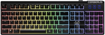 Asus Cerberus Mech RGB Mechanical Gaming Keyboard, Kailh Red-switchar, RGB LED, USB, nordiskt - Svart