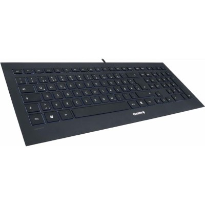 Cherry Strait, multimediatangentbord, USB, Svart