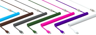 Xtrfy Cable, 2 meter, USB-C till USB-A med kontakt. Tvinnad, flätad - Retro Brown